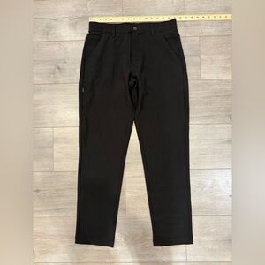 Bylt Pants Kinetic 2.0 Stretch Performance Golf Lightweight Black Mens 31x30